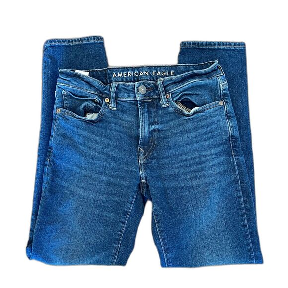 American Eagle Airflex Jeans Slim Straight Size 29 x 30 Casual Everyday - Picture 1 of 7